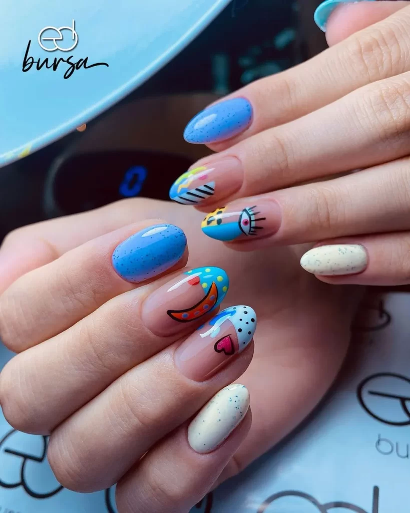 Emsal Doğan Bursa nail art protez tırnak tasarım örneği